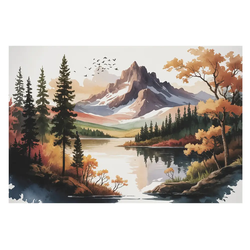 Tapeta fotograficzna flizelinowa Jesienna górska panorama