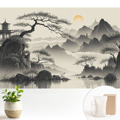 Fototapeta Krajobraz mglisty orientalny