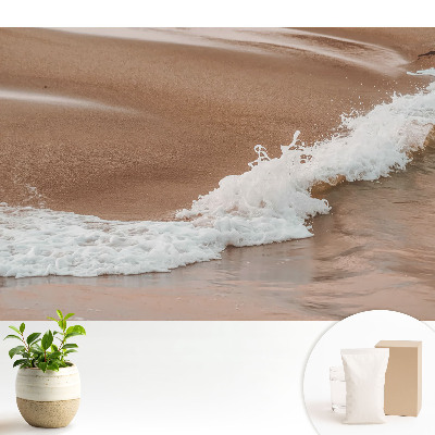 Fototapeta z nadrukiem na flizelinie Fale na plaży