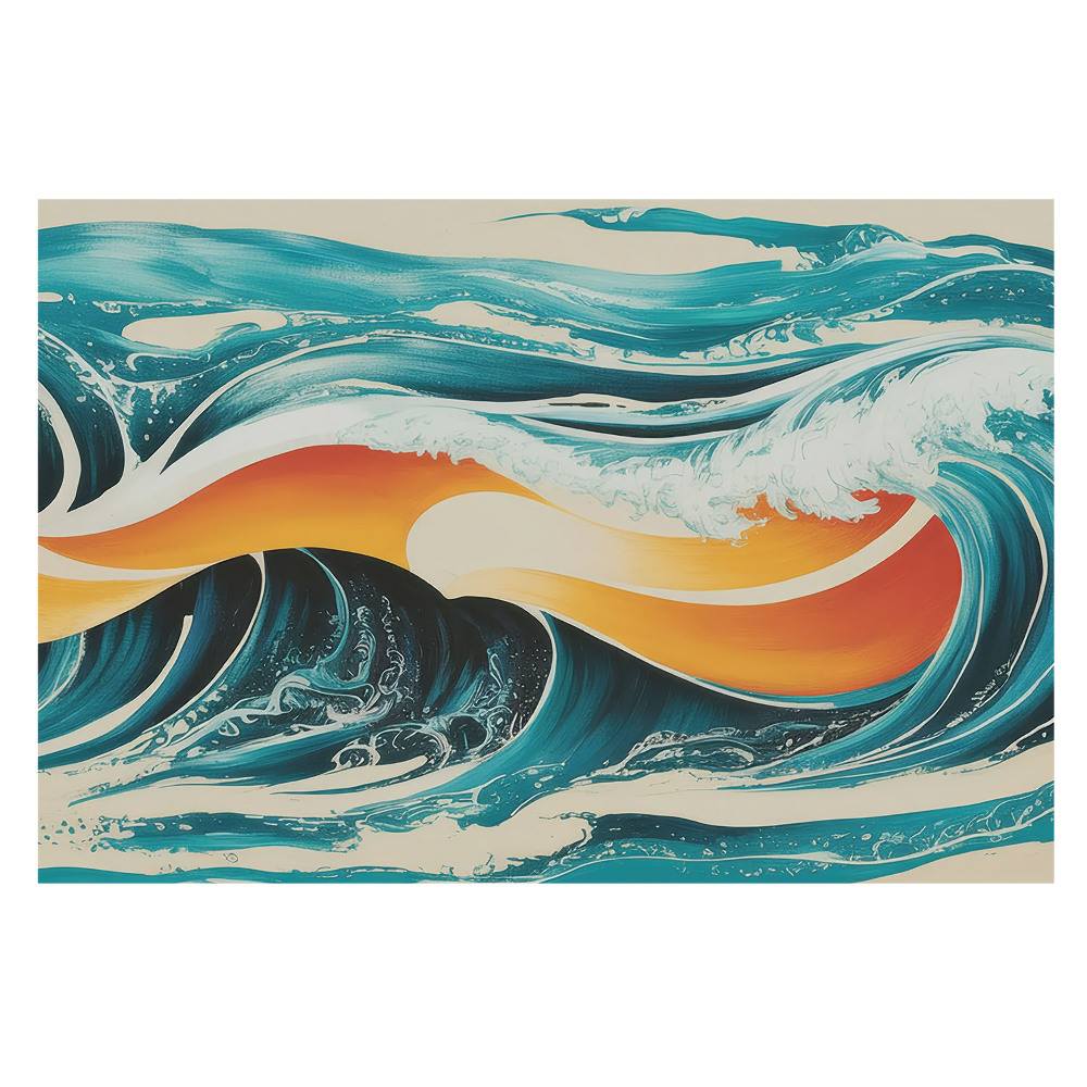 Fototapeta Abstrakcyjny ocean energii