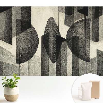 Fototapeta z nadrukiem na flizelinie Abstrakcyjna geometria symetria przestrzeni