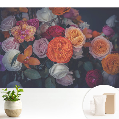 Fototapeta do salonu Kwiaty w harmonii