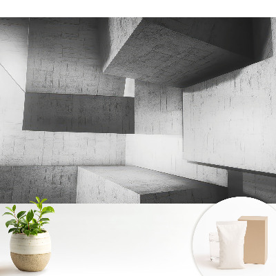 Tapeta fotograficzna flizelinowa z motywem minimalistycznych geometrycznych brył