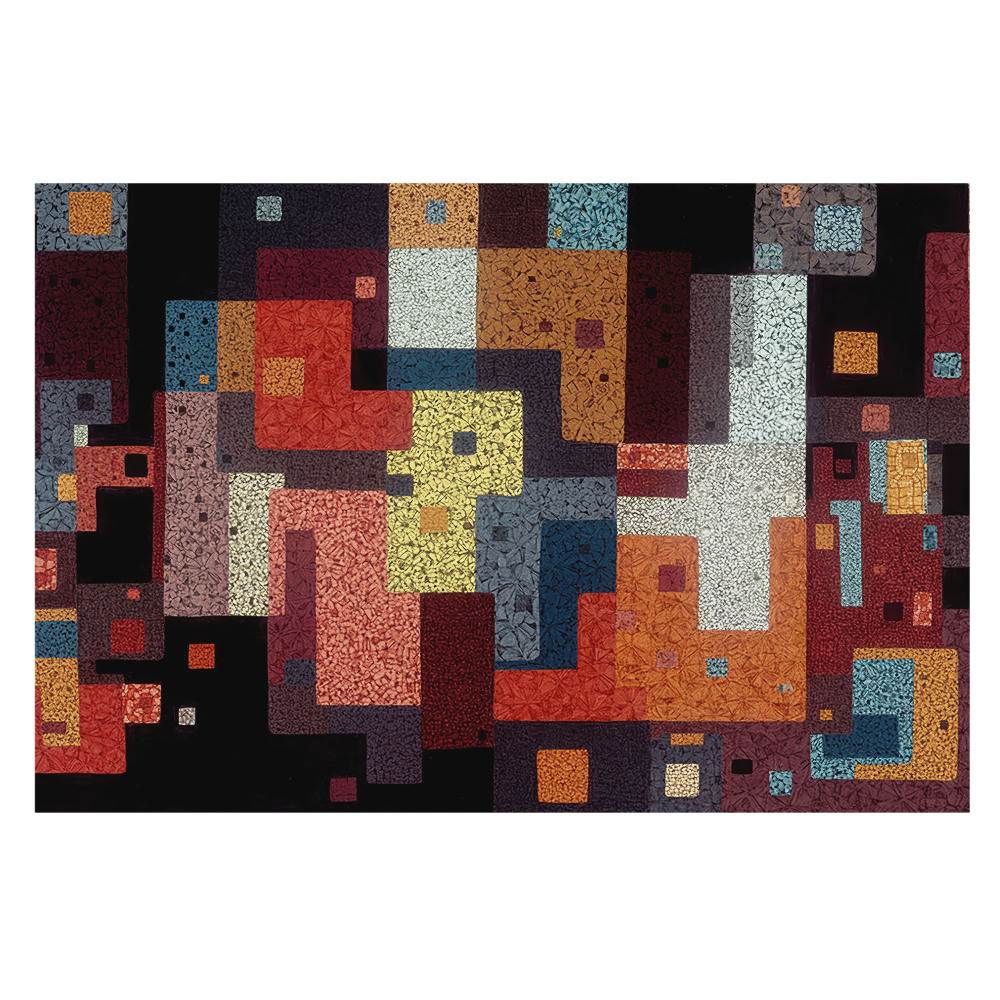 Fototapeta do salonu Kolorowa abstrakcja geometryczna