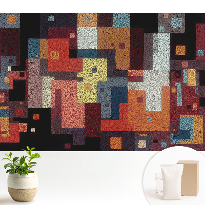 Fototapeta do salonu Kolorowa abstrakcja geometryczna