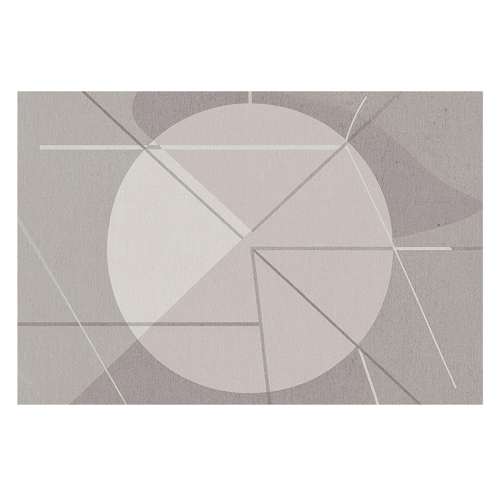 Fototapeta na wymiar do sypialni Geometryczna abstrakcja w stonowanych barwach