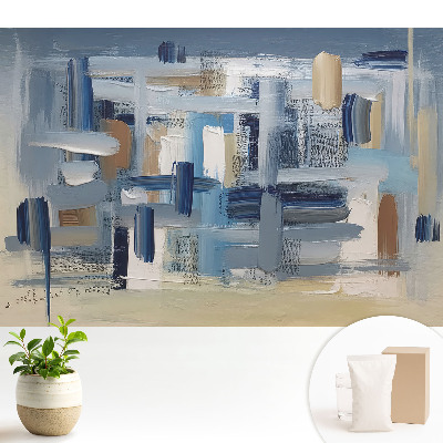 Fototapeta z nadrukiem na flizelinie Abstrakcyjna kolorowa kompozycja pędzli