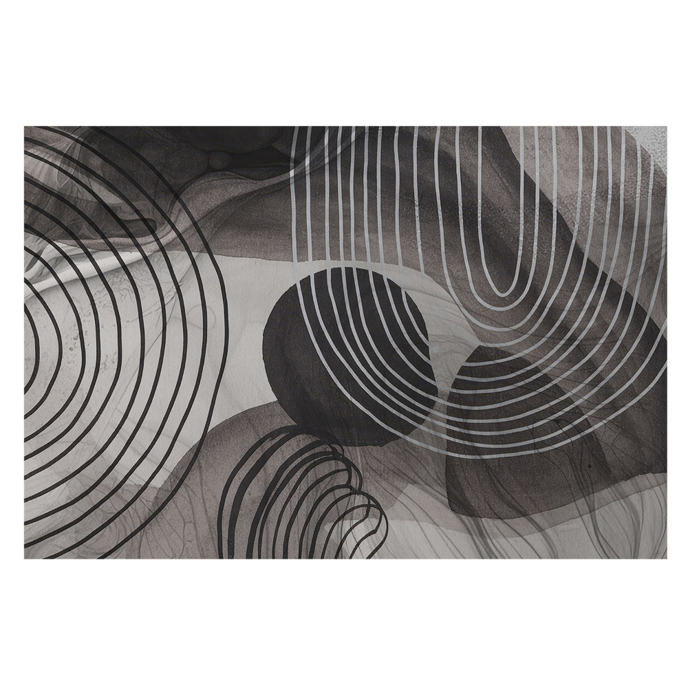 Fototapeta na wymiar do sypialni Geometryczne linie kontrastowe szarości