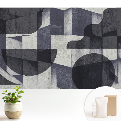 Fototapeta z nadrukiem na flizelinie Geometryczna abstrakcja harmonijna nowoczesność