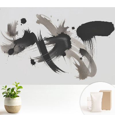 Fototapeta Ekspresyjne abstrakcyjne pociągnięcia dynamiczne