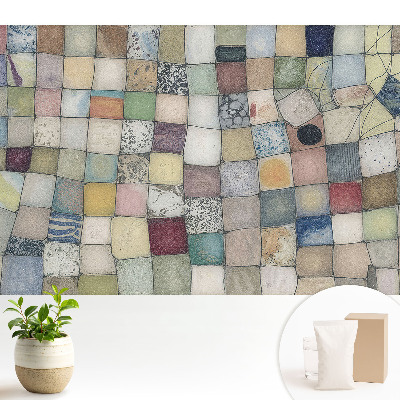 Fototapeta z nadrukiem na flizelinie Kolorowe kwadraty abstrakcja