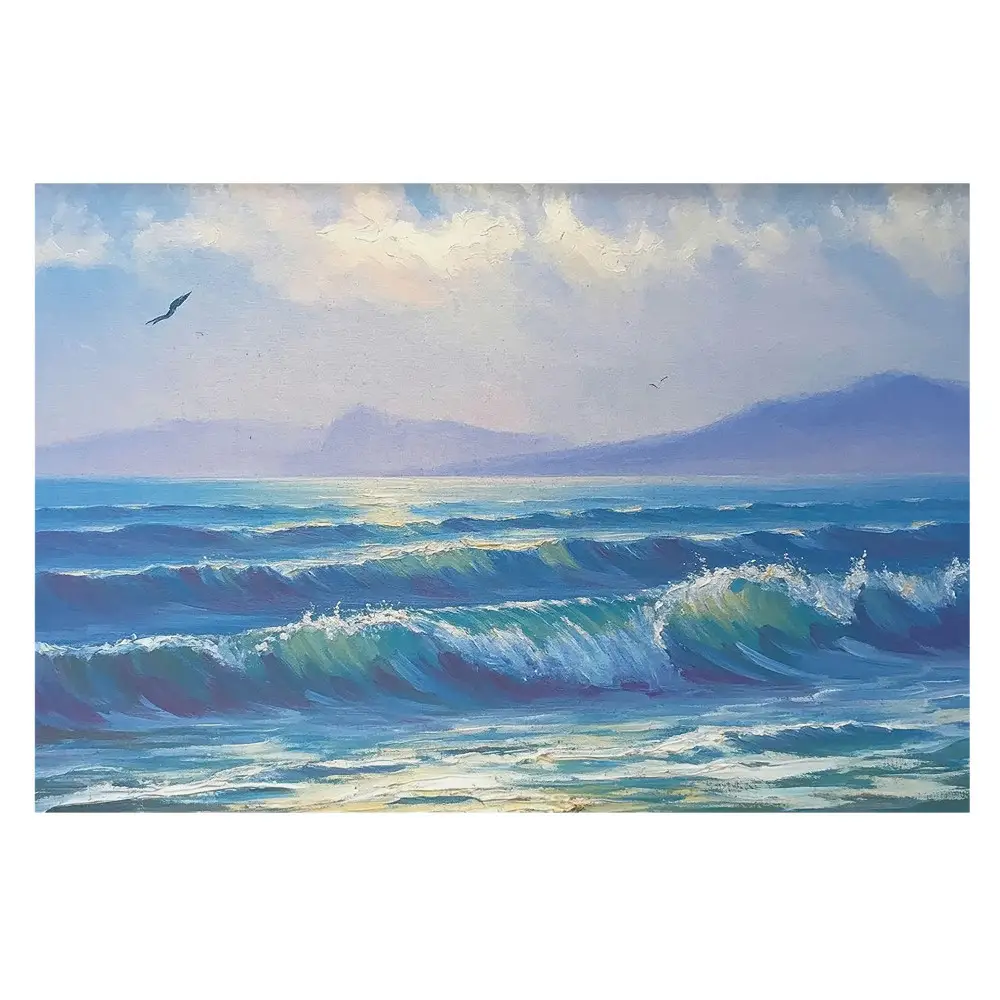 Fototapeta Oceaniczna harmonia fale góry
