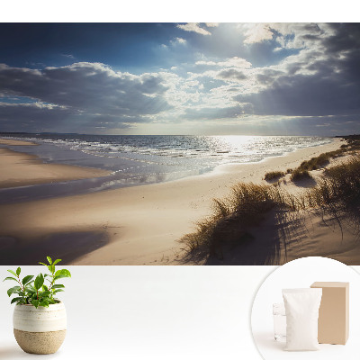 Fototapeta z motywem plaży i nieba w stylu zen