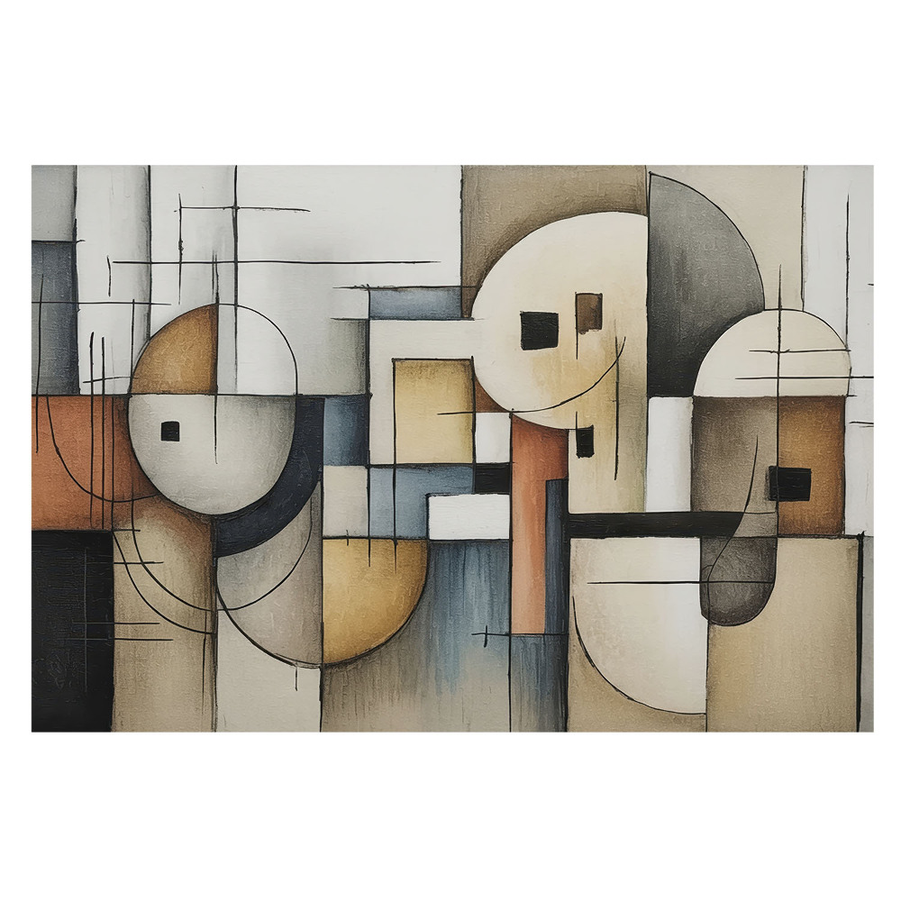 Fototapeta na wymiar do sypialni Abstrakcyjne geometryczne formy