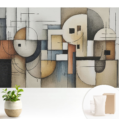 Fototapeta na wymiar do sypialni Abstrakcyjne geometryczne formy