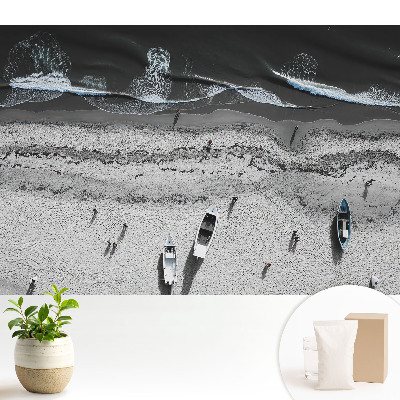 Fototapeta flizelinowa do salonu Plaża i falujące morze