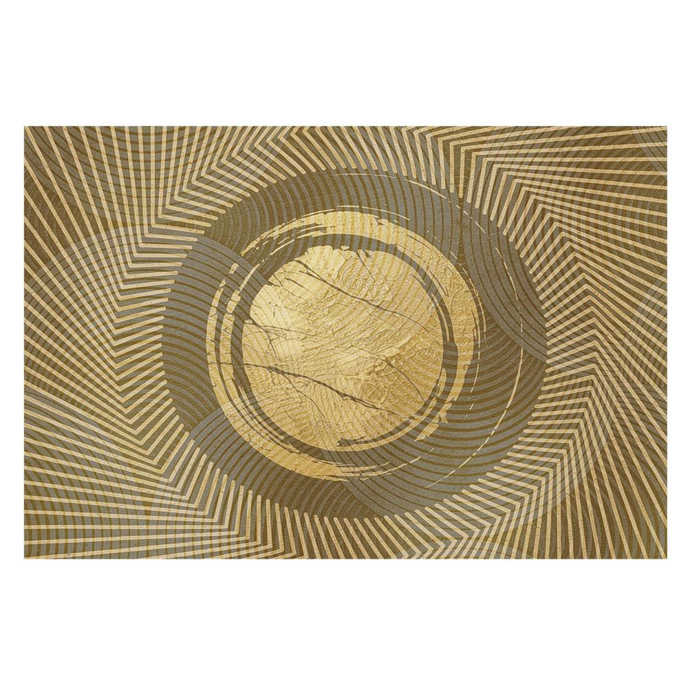 Fototapeta z nadrukiem na flizelinie Abstrakcja geometryczna w odcieniach żółci