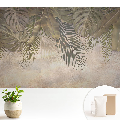 Tapeta fotograficzna flizelinowa Egzotyczna elegancja w naturalnych odcieniach