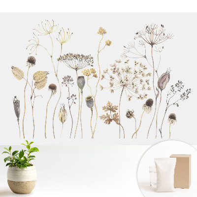 Fototapeta na wymiar do sypialni Suszone rośliny rustykalna kompozycja