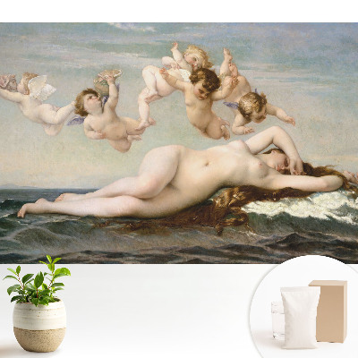 Fototapeta flizelinowa do salonu Klasyczne piękno i lekkość cherubinów