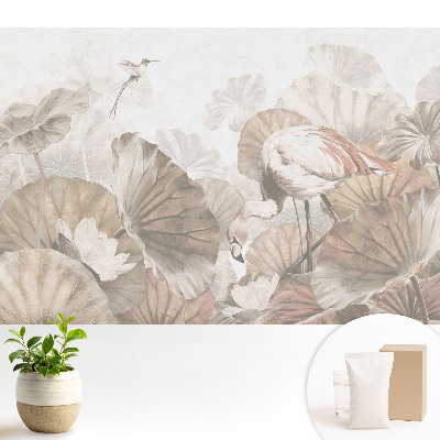 Tapeta fotograficzna flizelinowa Flaming wśród liści