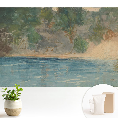 Fototapeta z egzotycznym krajobrazem tworzącym relaksującą atmosferę