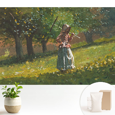 Fototapeta do salonu Spacer damy w parku