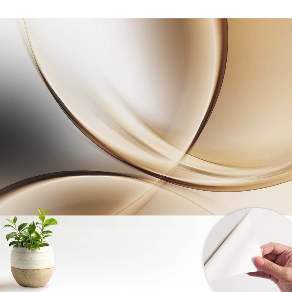 Fototapeta samoprzylepna do salonu Elegancka abstrakcja łuków i krzywizn