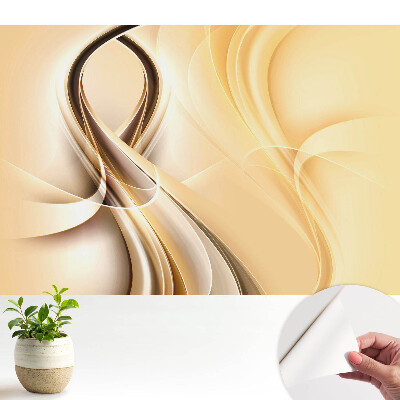 Tapeta fotograficzna samoprzylepna Elegancka abstrakcja w ciepłych odcieniach