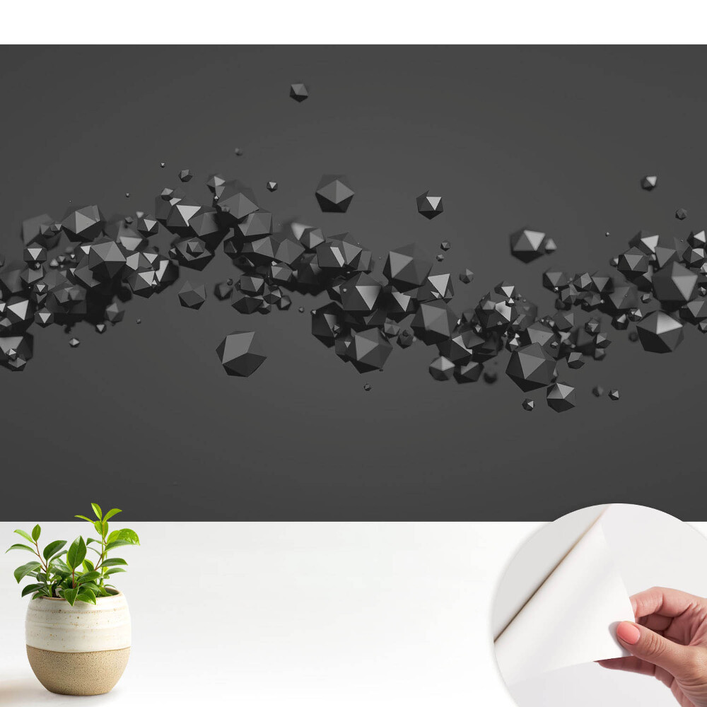 Fototapeta do salonu Nowoczesne geometryczne wielościany