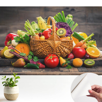 Tapeta fotograficzna samoprzylepna Kosz pełen natury