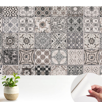Fototapeta z nadrukiem samoprzylepna Kafelki z klasycznymi wzorami
