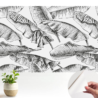 Fototapeta z nadrukiem samoprzylepna Klasyczne liście bananowca