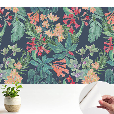 Nowoczesna fototapeta na wymiar Egzotyczna flora eleganckie barwy