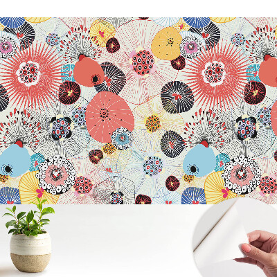 Fototapeta na wymiar do sypialni Kwiatowy wzór energia kolorów