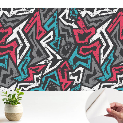 Fototapeta do salonu Graffiti geometryczne energie świeże