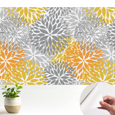 Nowoczesna fototapeta na wymiar Kwiatowe wzory symetryczne energia