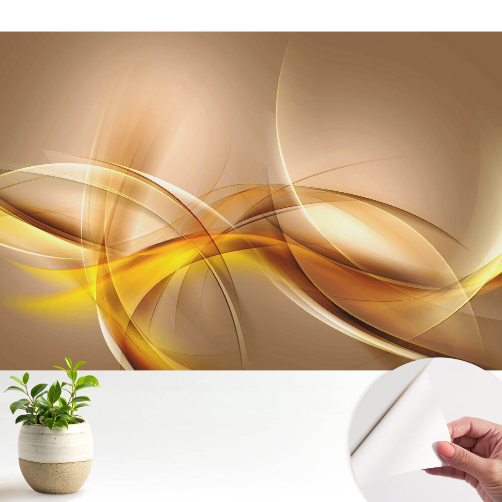 Fototapeta do salonu Delikatne krzywizny abstrakcyjnego wzoru