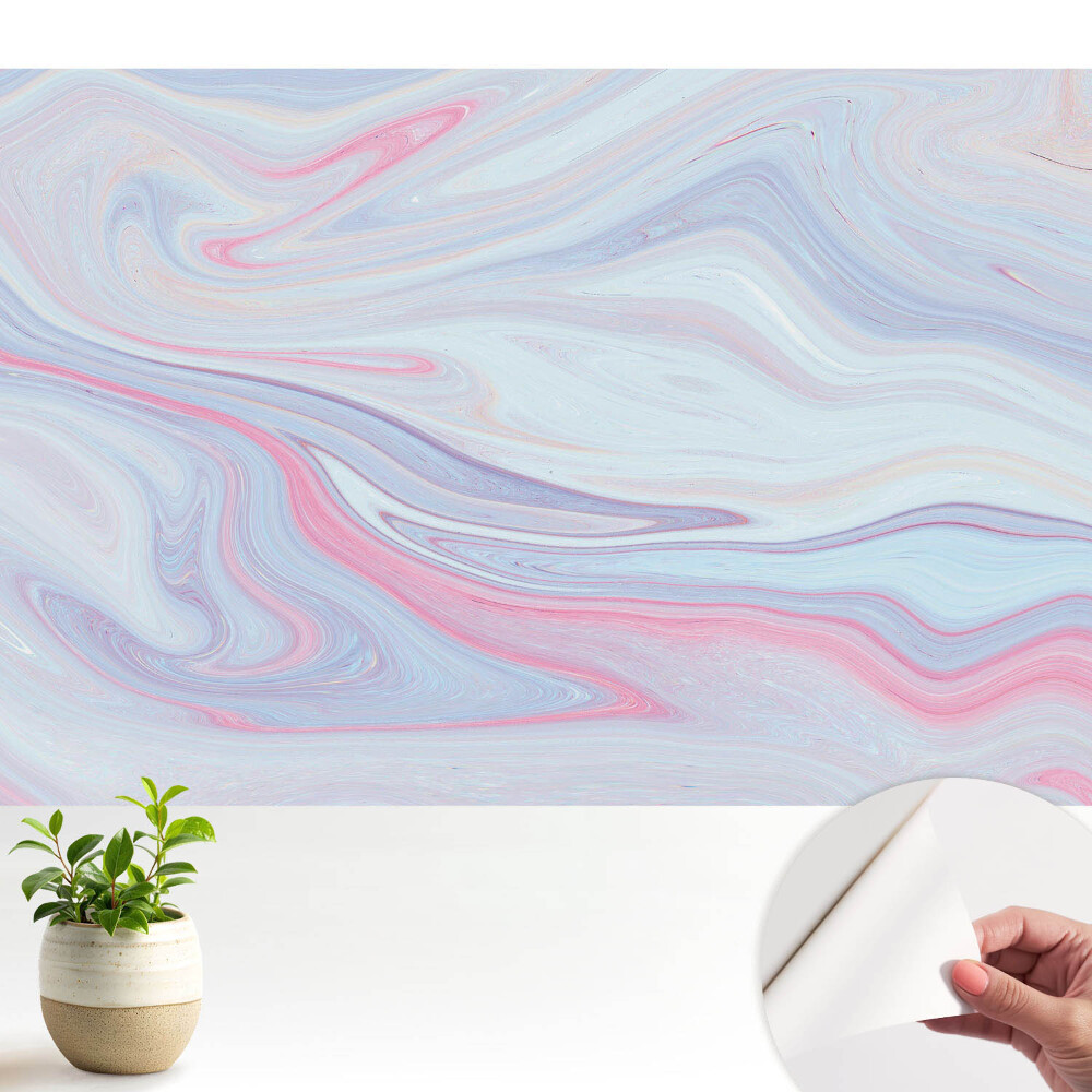 Fototapeta do salonu Pastelowa abstrakcja harmonia dynamiczna