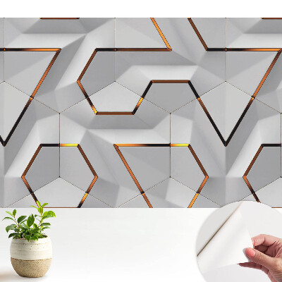 Fototapeta na wymiar do sypialni Nowoczesna geometryczna aranżacja przestrzenna