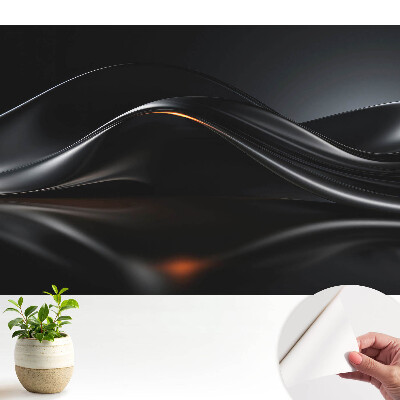 Nowoczesna fototapeta na wymiar Elegancka linia metaliczna fala