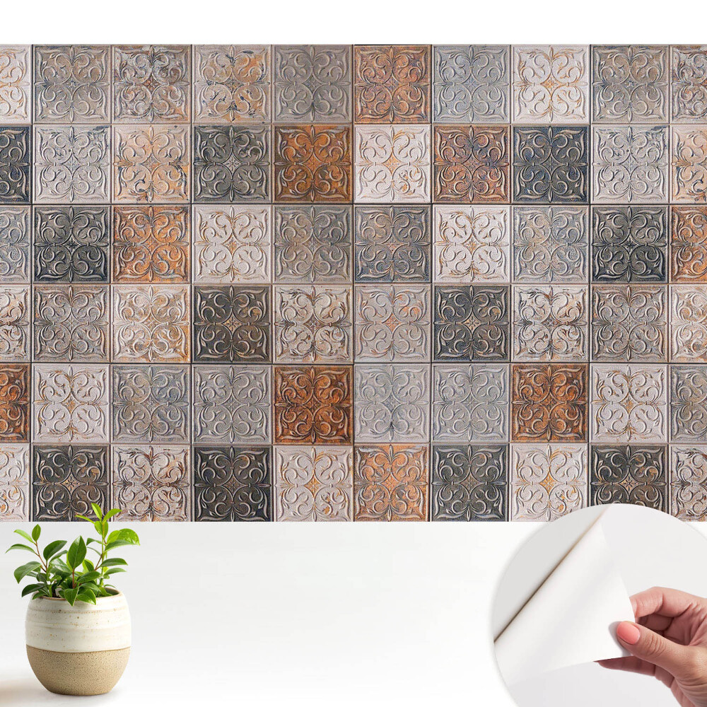 Fototapeta samoprzylepna do salonu Klasyczne kafle z ornamentami