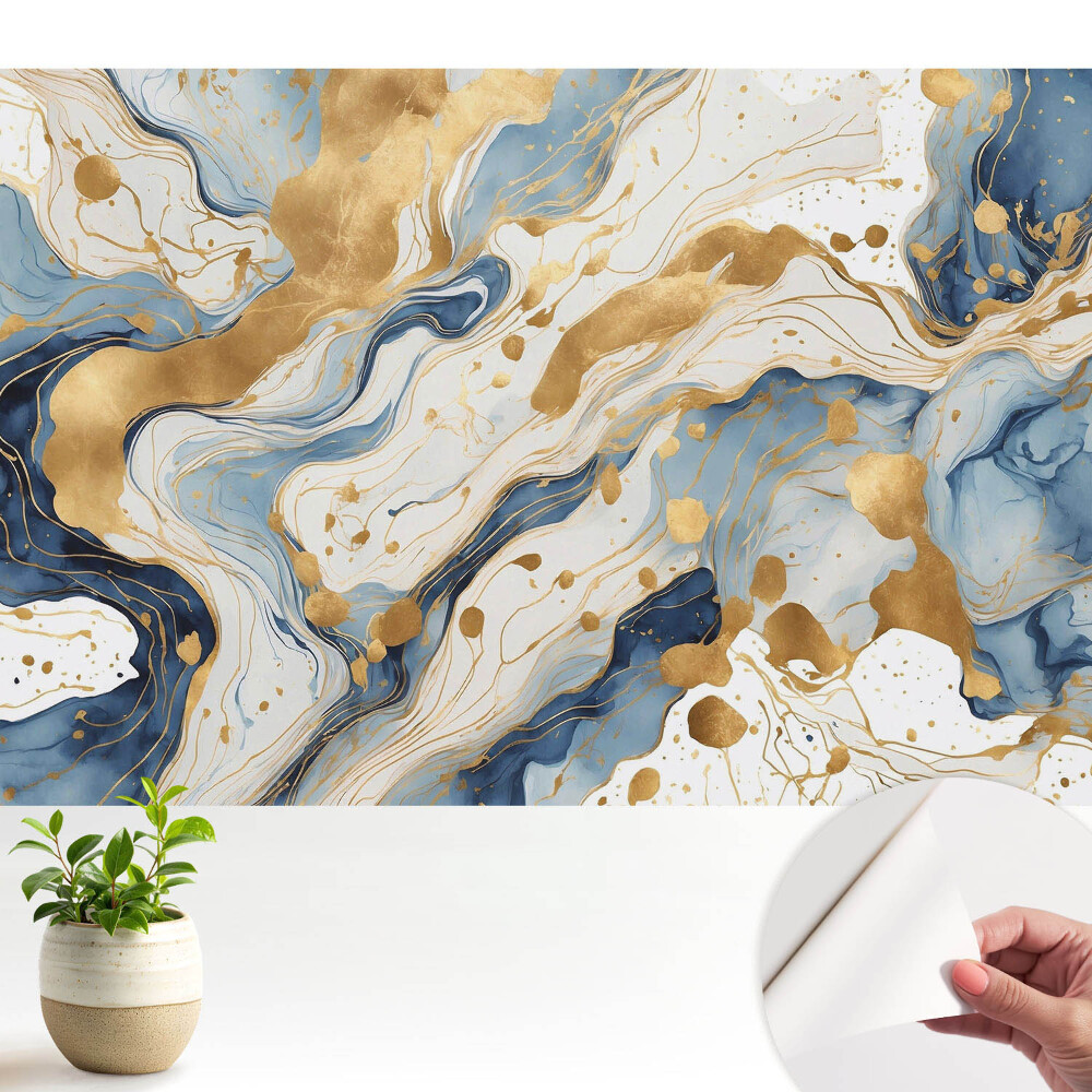 Fototapeta do salonu Harmonia płynnych linii i kolorów