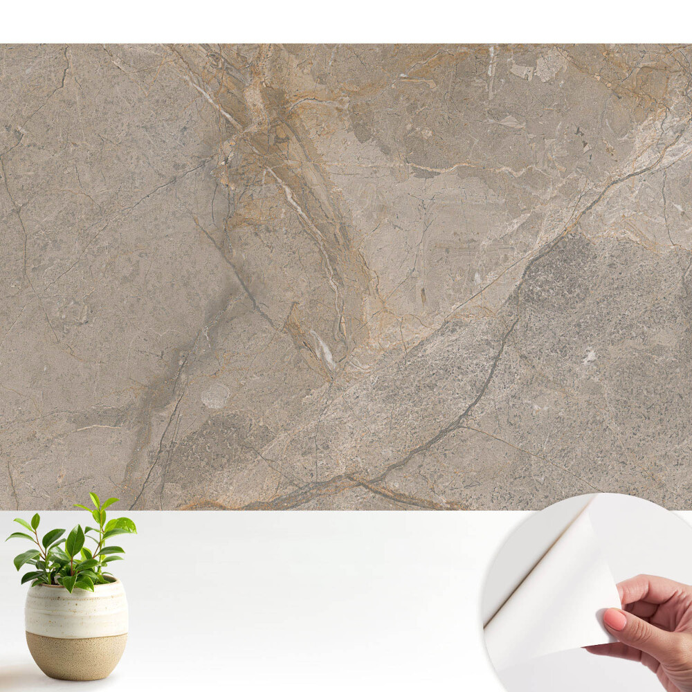 Tapeta fotograficzna samoprzylepna Kamień z beżowymi i szarymi wzorami