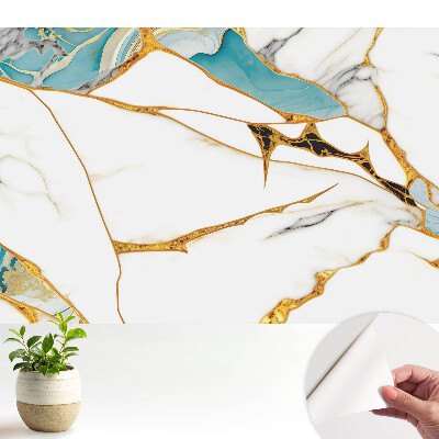 Fototapeta samoprzylepna do salonu Marmurowe detale abstrakcyjna struktura