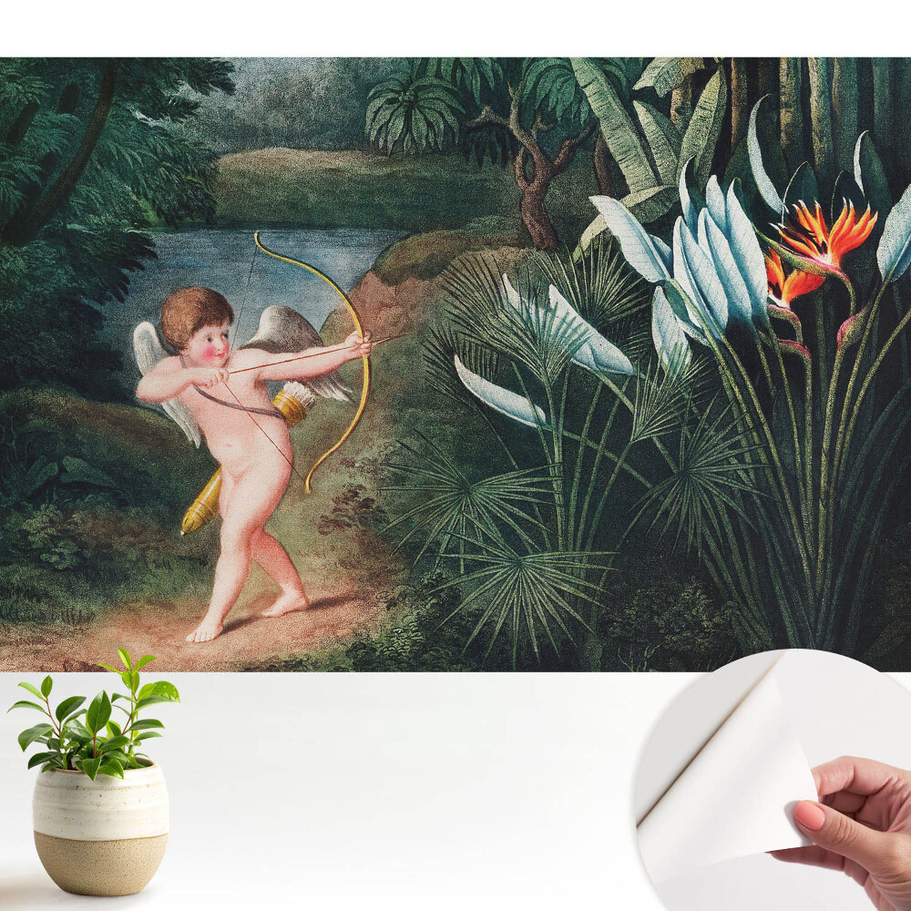 Nowoczesna fototapeta na wymiar Amorek w magicznej krainie