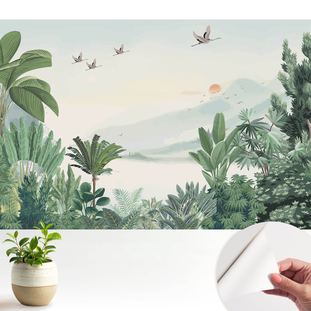 Fototapeta do salonu Egzotyczna dżungla pejzaż natura