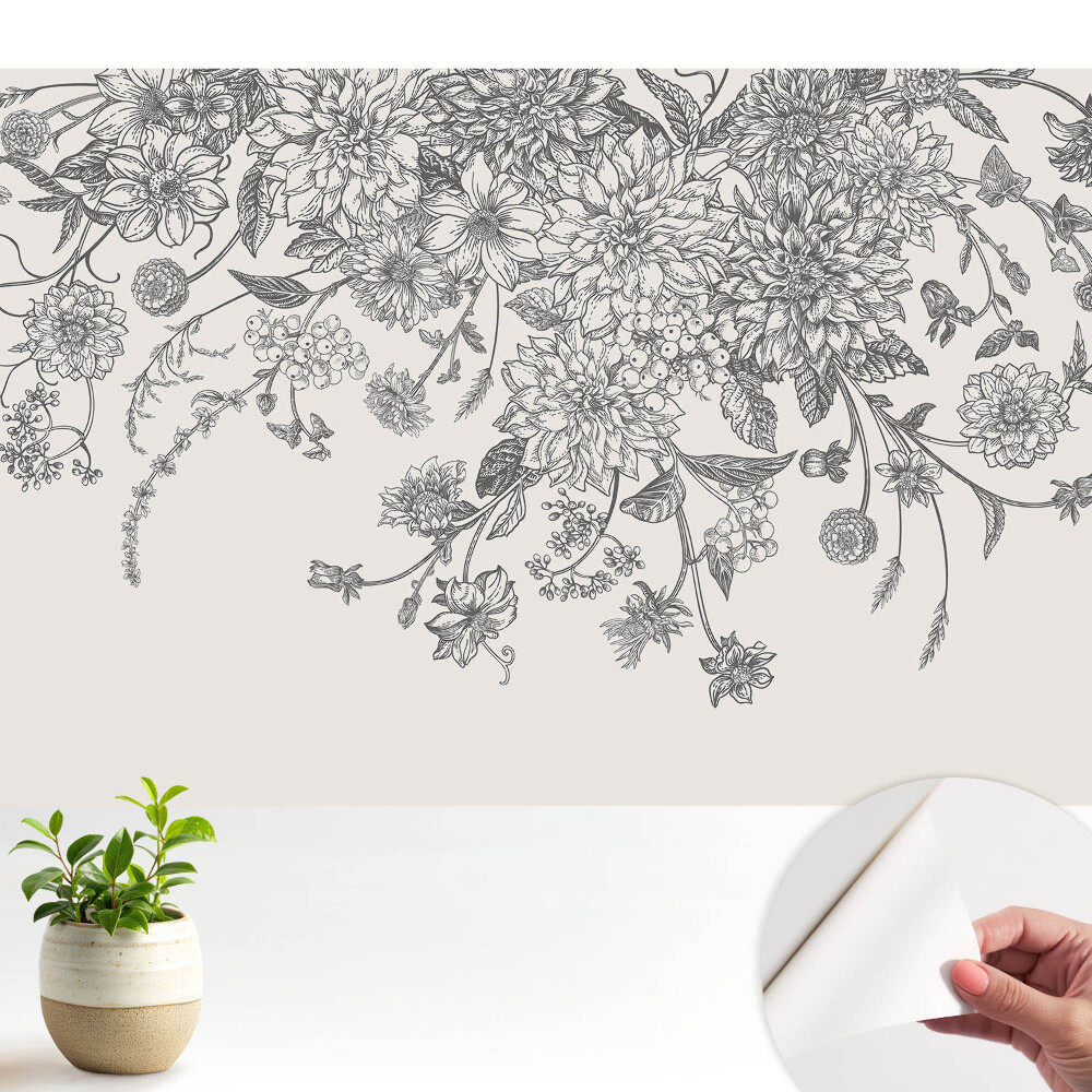 Fototapeta na wymiar do sypialni Kwiaty elegancja harmonia natury