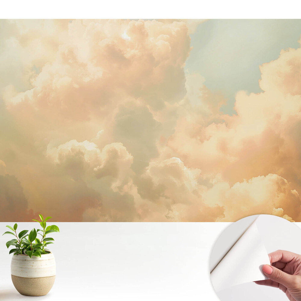 Tapeta fotograficzna samoprzylepna Pastelowe chmury marzenia spokój