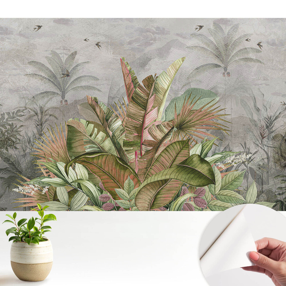 Fototapeta Tropikalne liście vintage